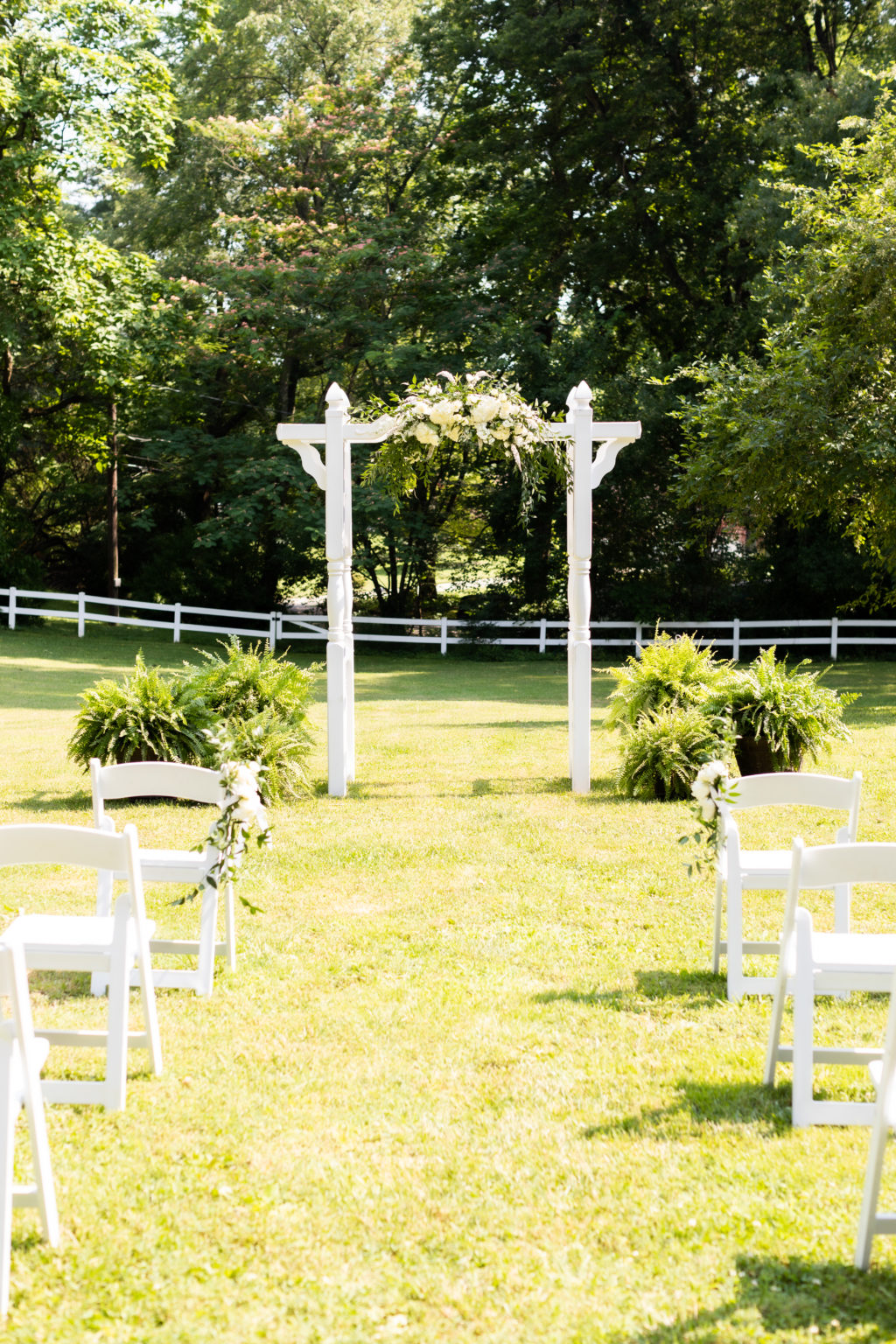 Outdoor Wedding Decorations A Beautiful Backyard Wedding Our Lively