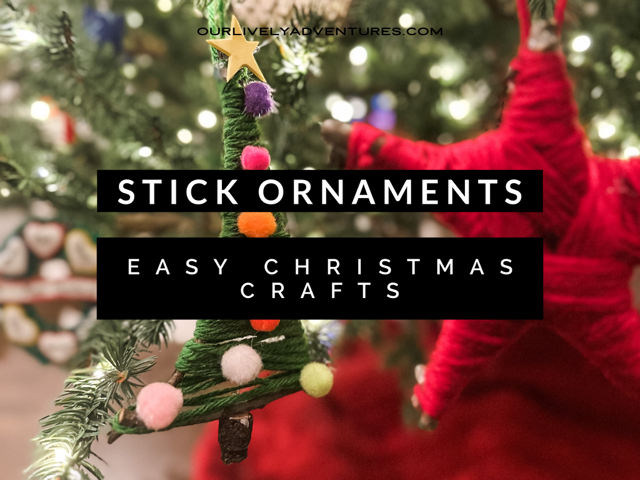 3 Simple Christmas Crafts With Sticks