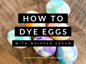 How To Dye Easter Eggs With Whipped Cream