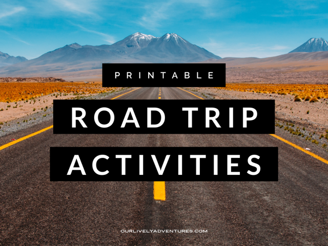 printable road trip activities