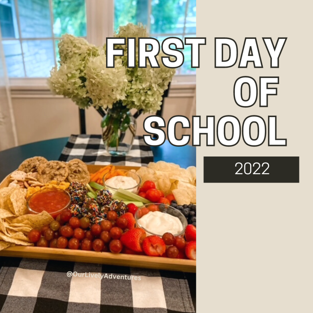 First Day Of School Snack Board
