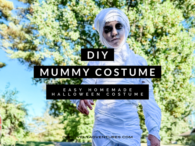 Inexpensive DIY Mummy Costume: Easy Homemade Halloween Costume