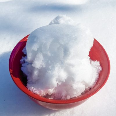 Fresh Snow for Snow Ice Cream