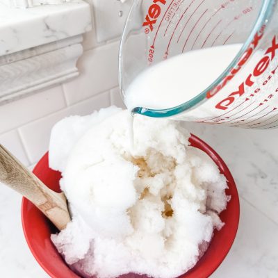 How To make snow ice cream