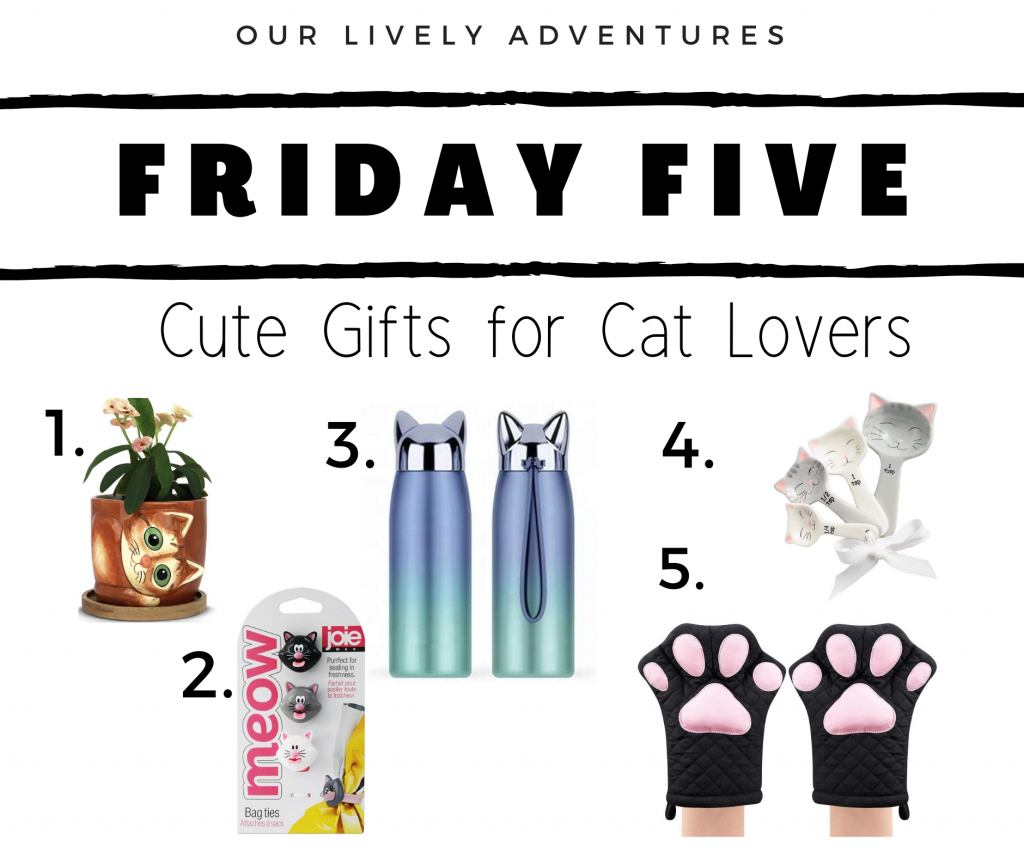 Friday Five Gifts for Cat Lovers