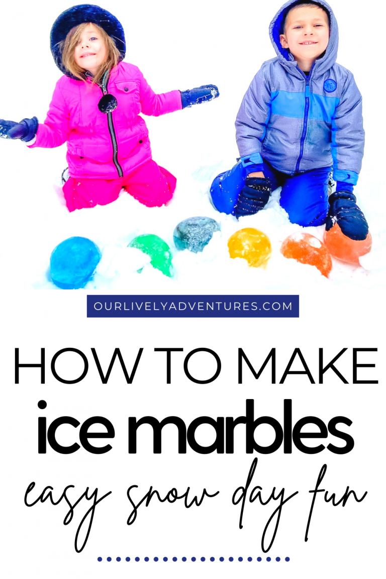 How to make ice marbles