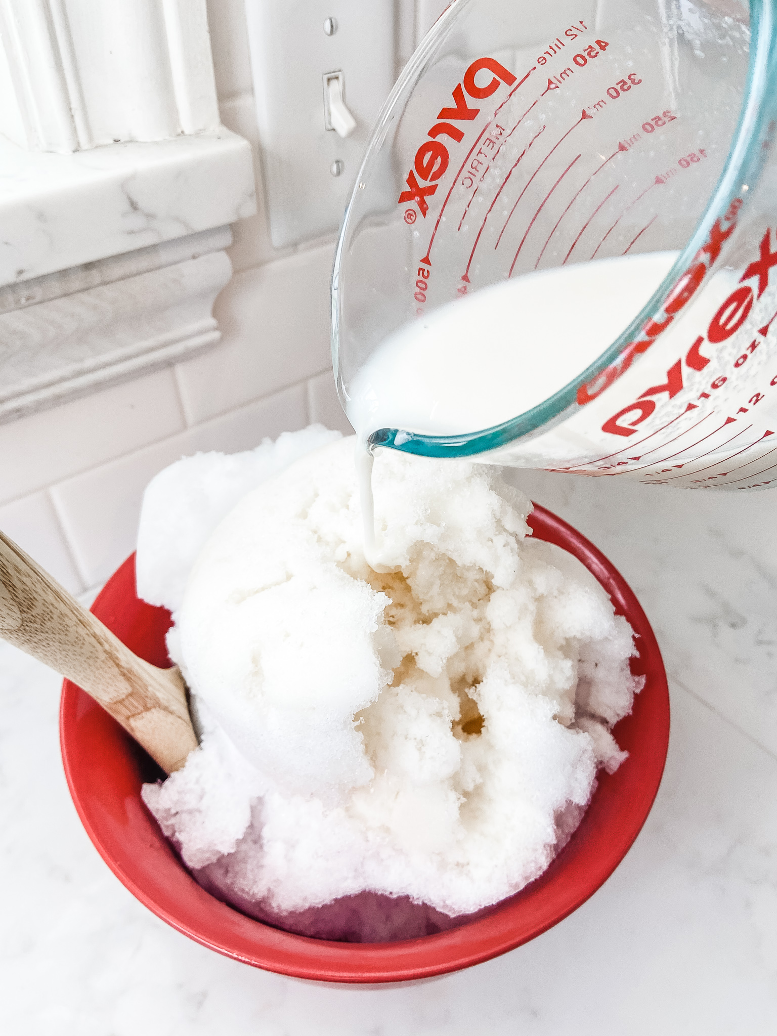 How To make snow ice cream