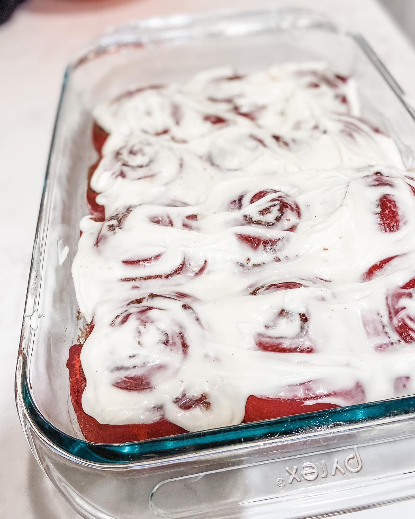 Red Velvet Valentine Cinnamon Roll