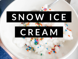 How To Make Snow Ice Cream