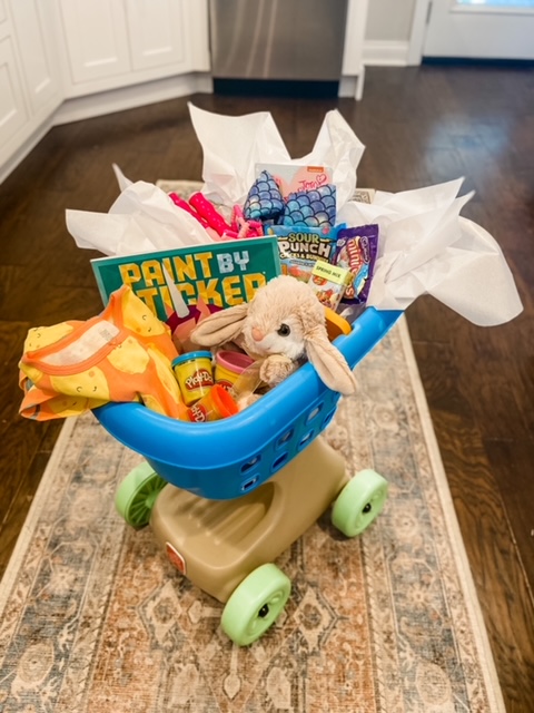 Grocery Cart Easter Basket