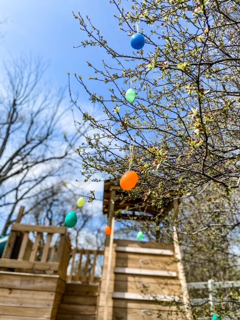 Easter egg ornaments