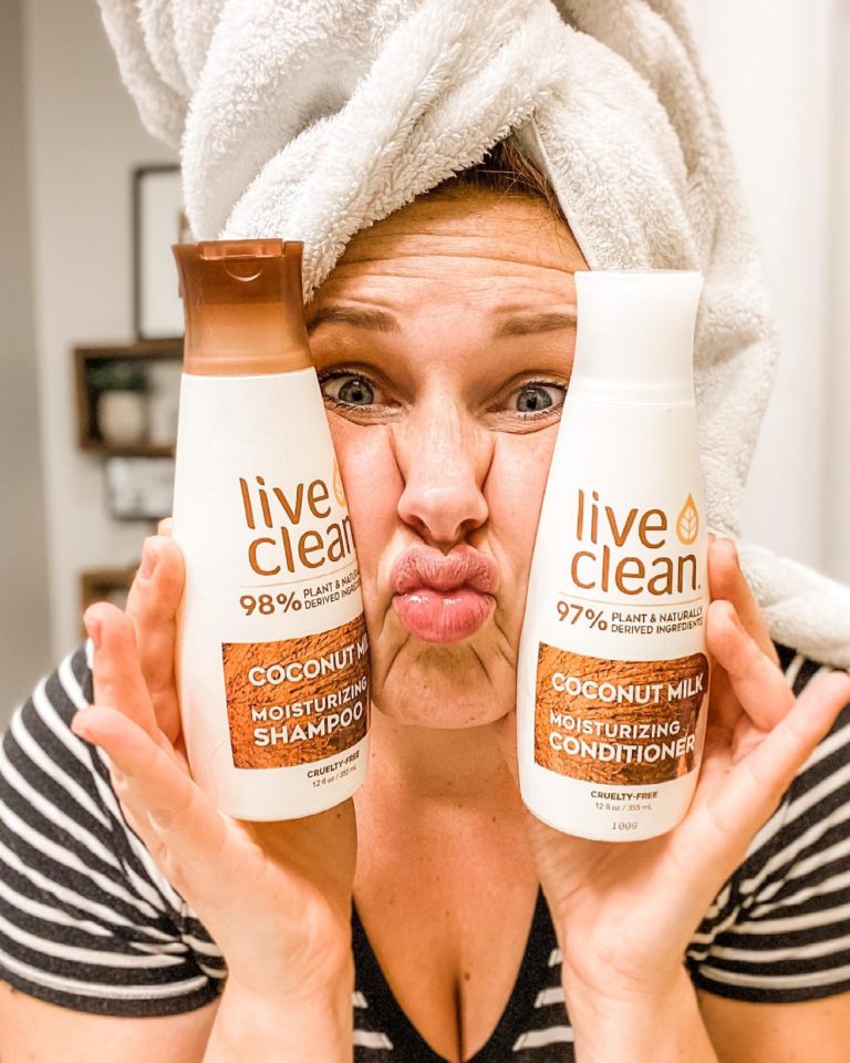 Live Clean Shampoo And Conditioner 768x960 