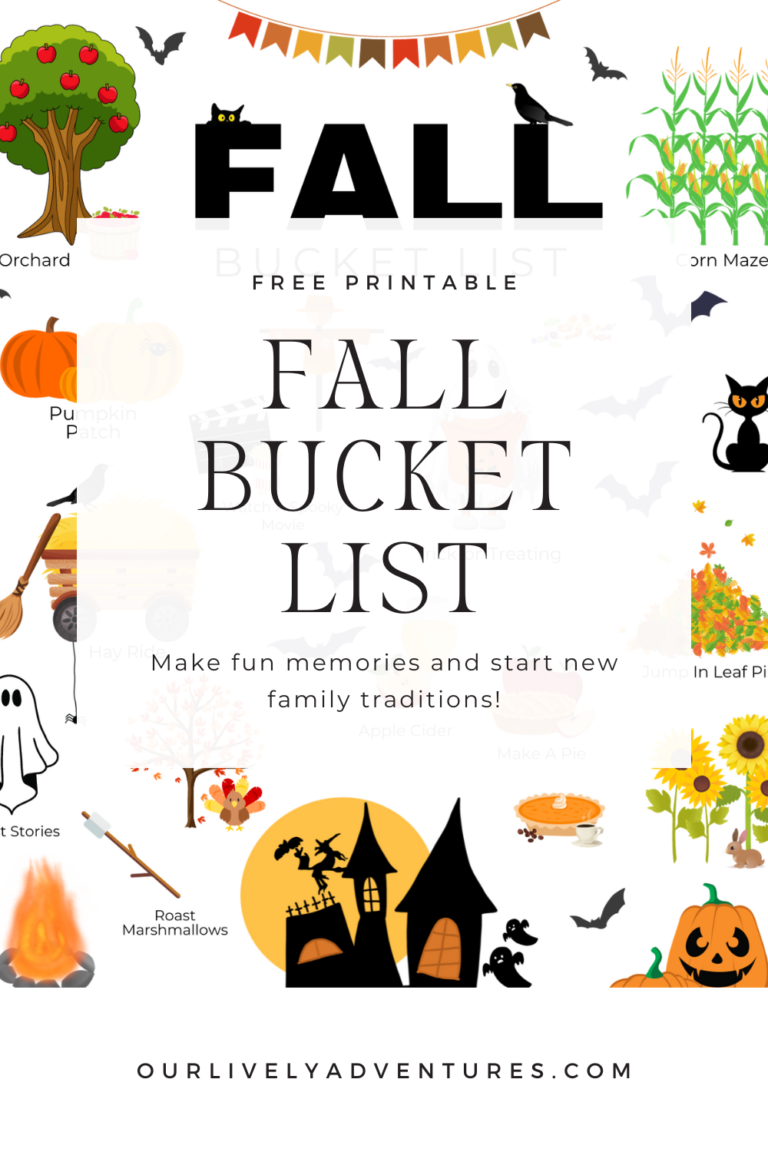 Fall Bucket List Printable