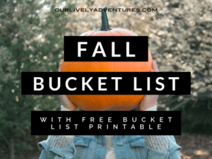 Fall Bucket List Ideas [Free Bucket List Printable]