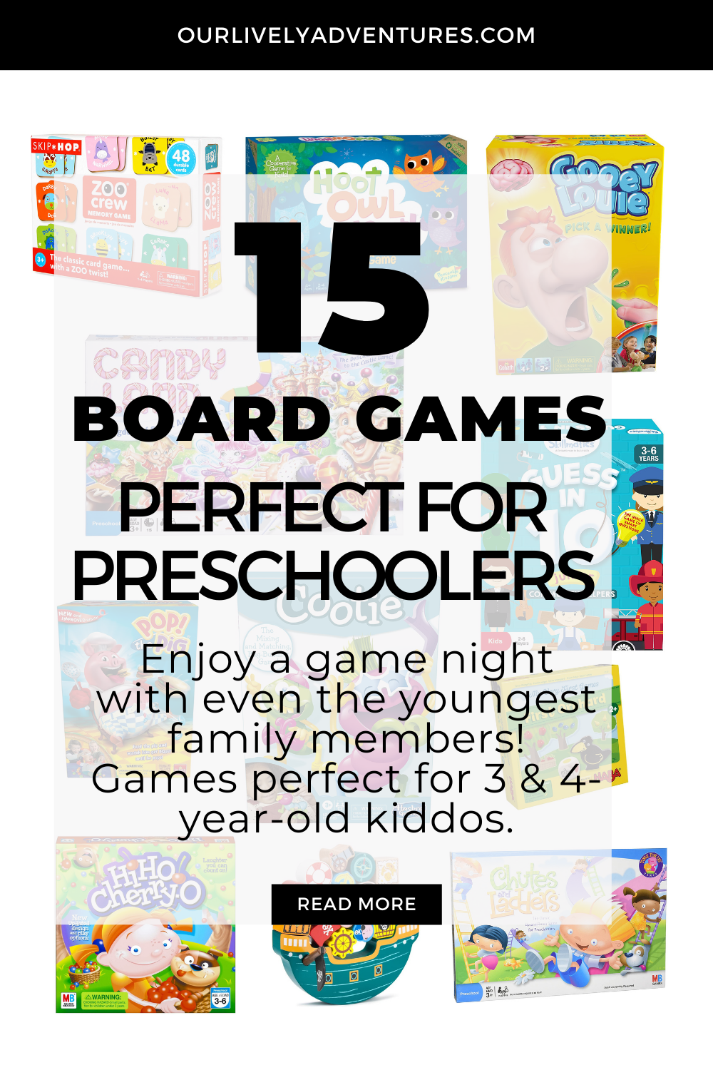 15 Of The Best Board Games For Preschoolers - Our Lively Adventures