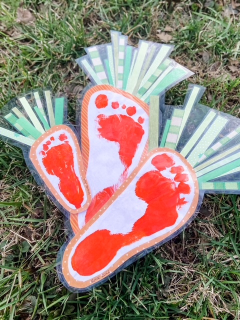Carrot Footprint Craft