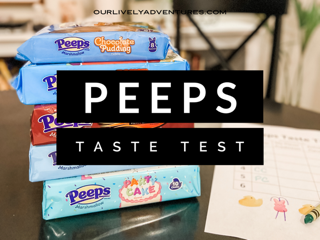 Peeps Taste Test with Free Printable Scorecard