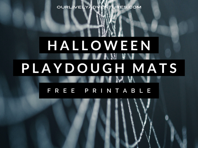 Free Printable Playdough Mats For Halloween