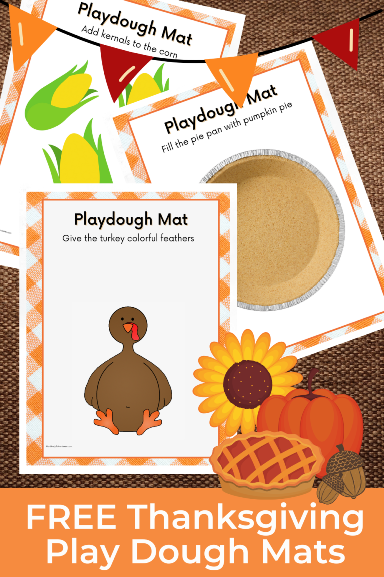 thanksgiving playdough mat