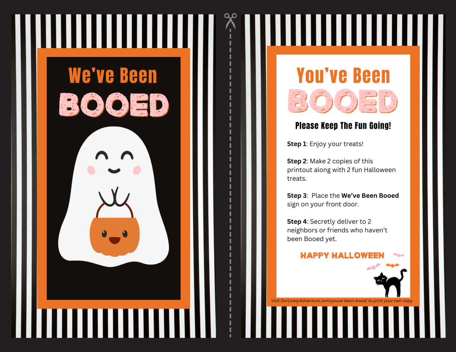 You've Been Boo'd: How To Boo Your Neighbor [Free Printable] - Our ...