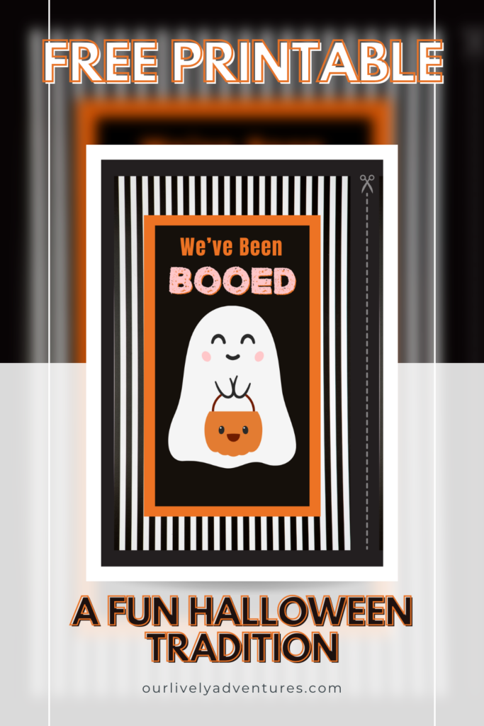 You've Been Boo'd Free Printable